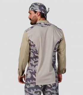 Chaqueta cocina unisex combi canalé Táctico