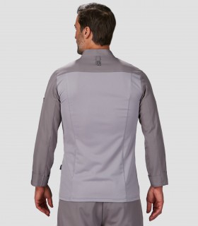 Chaqueta cocina Diaz Súper Slim Fit Gris