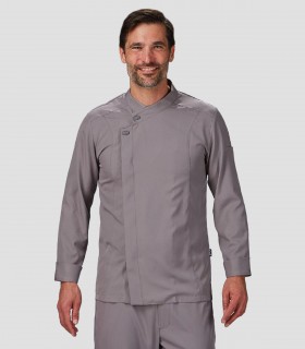 Chaqueta cocina Diaz Súper Slim Fit Gris