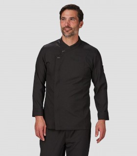 Chaqueta cocina Diaz Súper Slim Fit Negra
