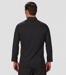 Chaqueta cocina Diaz Súper Slim Fit Negra
