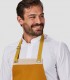 Delantal peto Tirantes Bicolor Mostaza