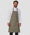 Delantal peto Remaches Sarga reciclada Verde caqui