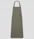 Delantal peto Remaches Sarga reciclada Verde caqui para camarero