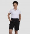 Bermuda unisex Microfibra Negra