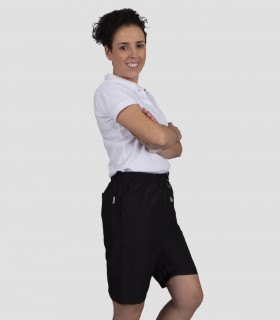 Bermuda unisex Microfibra Negra
