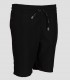 Bermuda unisex Microfibra Negra
