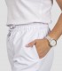 Bermuda unisex Microfibra Blanca