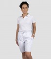 Bermuda unisex Microfibra Blanca
