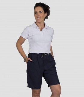 Bermuda unisex Microfibra Marino