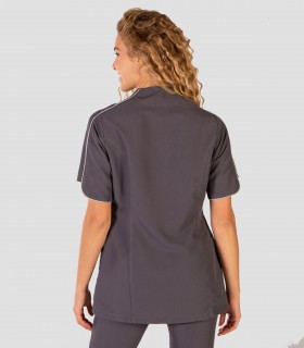 Casaca sanitaria Microfibra Arancha Gris marengo