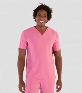 Casaca sanitaria Microfibra elástica 360 Rosa