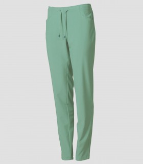 Pantalón sanitario mujer Microfibra elástica 360 Verde agua