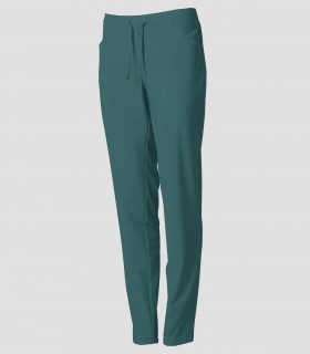 Pantalón sanitario mujer Microfibra elástica 360 Verde petróleo