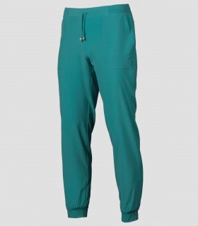 Pantalón sanitario Jogger Microfibra elástica 360 Verde