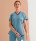 Casaca sanitaria mujer Stretch Aquila Azul ceniza - Monza