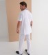 Casaca sanitaria unisex Stretch Aquila Blanca - Monza