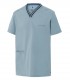 Casaca sanitaria unisex Stretch Aquila Azul ceniza - Monza