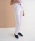 Pantalón sanitario Mujer Stretch Volans Blanco - Monza