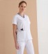Casaca sanitaria mujer Stretch Aquila Blanca - Monza