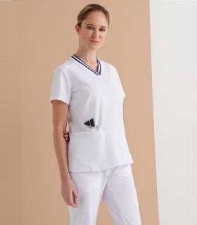 Casaca sanitaria mujer Stretch Aquila Blanca - Monza