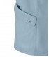 Casaca sanitaria mujer Stretch Lynx Azul ceniza - Monza