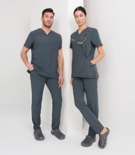 Pantalón deportivo sanitario Microfibra Monza Gris