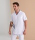 Casaca sanitaria unisex Stretch Aquila Blanca - Monza