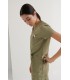 Casaca sanitaria mujer Stretch Ursa Verde caqui - Monza