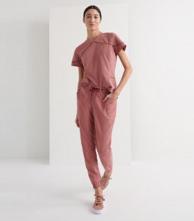 Pantalón mujer Jogging sanitario Hydra Rosa - Monza