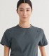 Casaca sanitaria cuello redondo de mujer Perseus Gris - Monza