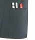 Chaqueta sanitaria unisex cremallera Vela Gris - Monza