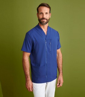 Chaqueta sanitaria unisex cremallera Vela Marino - Monza