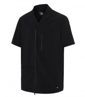 Chaqueta sanitaria unisex cremallera Vela Negro - Monza