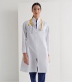 Bata sanitaria mujer con cremallera Pyxis - Monza