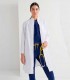 Bata médica con cremallera Pyxis - Monza