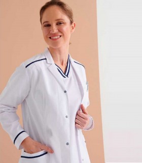 Bata sanitaria mujer combinada Crux Marino - Monza
