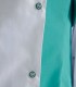 Bata sanitaria mujer combinada Crux Verde - Monza
