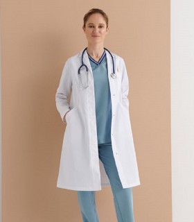 Bata sanitaria mujer corchete oculto Apux - Monza