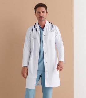 Bata sanitaria hombre corchete oculto Apux - Monza