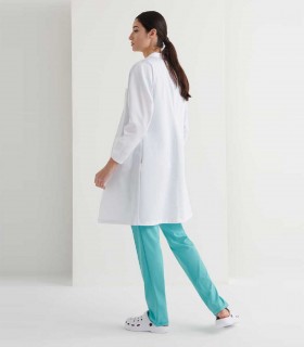 Bata sanitaria mujer tejido rib Orion - Monza