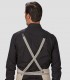Delantal con peto Beige para camarero