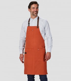 Delantal con peto Caldera para camarero