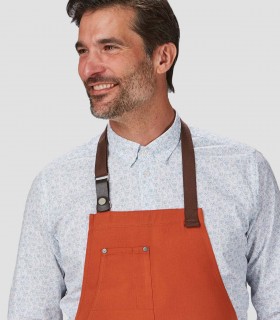 Delantal con peto Caldera para camarero