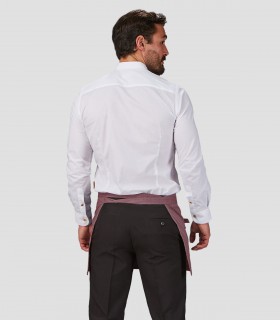 Delantal corto Burdeos para camarero