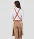 Delantal con peto Camel para camarero