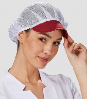 Gorra unisex rejilla Visera Burdeos