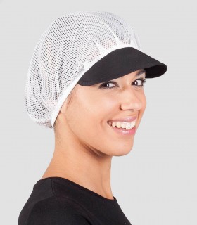 Gorra unisex rejilla Visera Negro