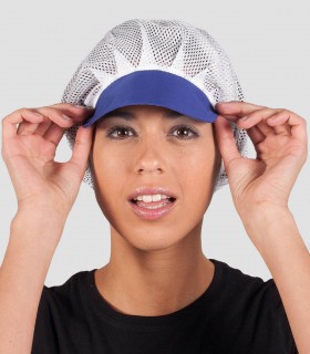 Gorra unisex rejilla Visera Azulina