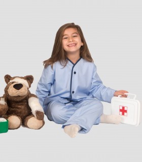 Conjunto unisex para paciente infantil